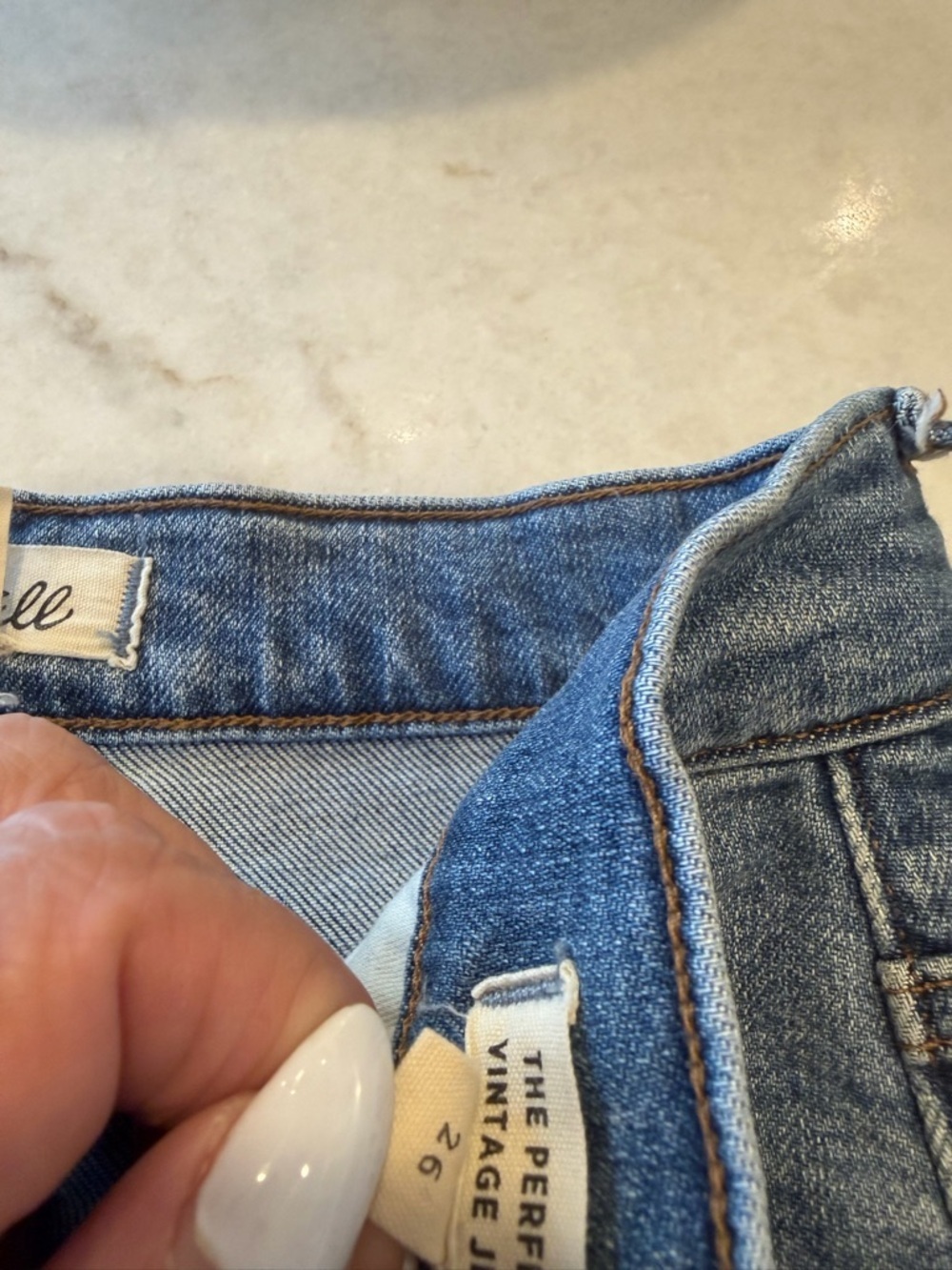 MADEWELL Light Wash Straight-Leg Women’s Jeans - Light Blue! 26 - Picture 4 of 6
